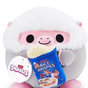 Snackles Baboon with Rice Krispies Plush NWT